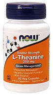 L-Theanine 200 mg NOW, 60 капсул