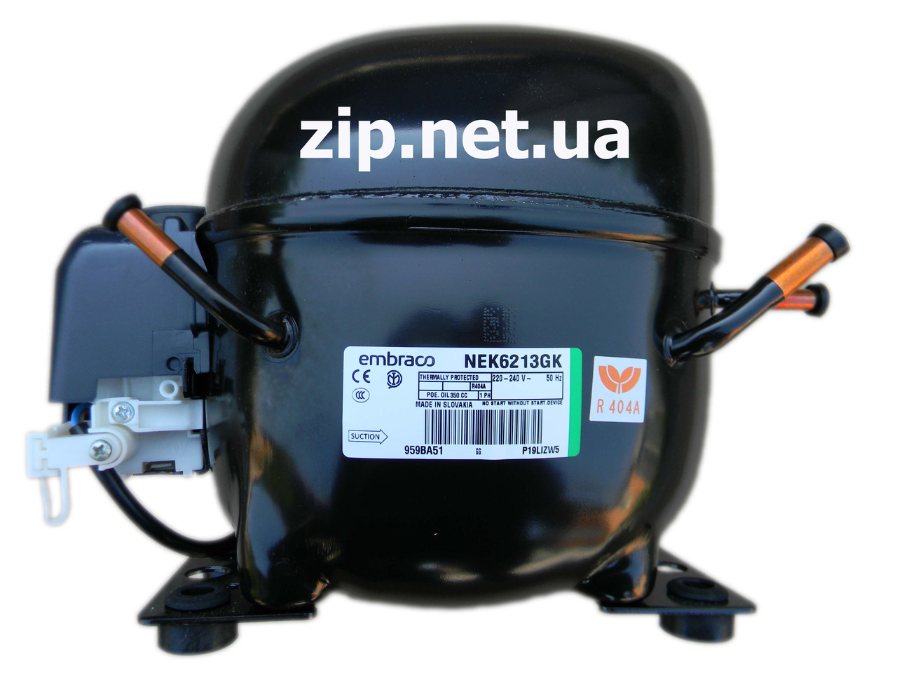 Компресор NEК6213GK, r-404a, r-507, 788 W, (12.1 куб.), Embraco