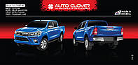 Хром накладки на зеркала Toyota Hilux 2015- (Autoclover/Корея)