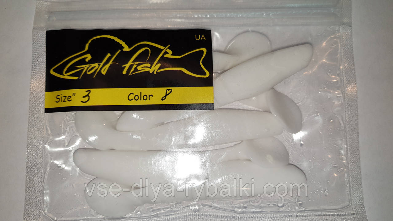 Силікон Predator 3" сьедобный "Gold fish" color 8, фото 1