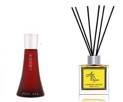 Ароматний дифузор для дому 50 мл, з відомим парфумерним ароматом Deep Red/Діп Ред Х'юго Бос