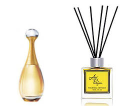 Ароматний дифузор для дому 50 мл, з парфумерним ароматом J'Adore ( Ж'Адор Діор)