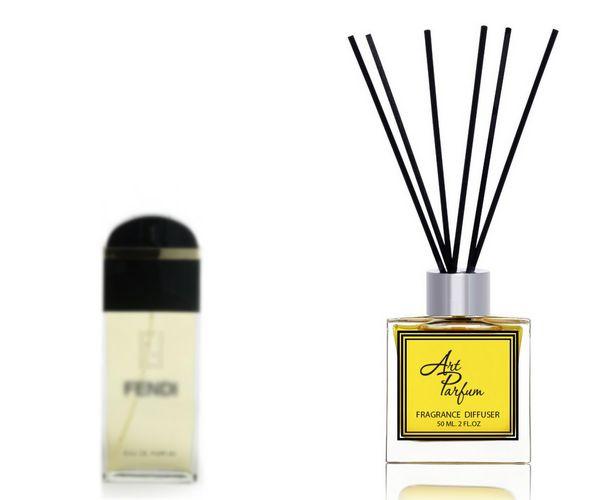 Ароматний дифузор для дому 50 мл, з відомим парфумерним ароматом Fendi Fendi/Фенді Фенді, фото 1