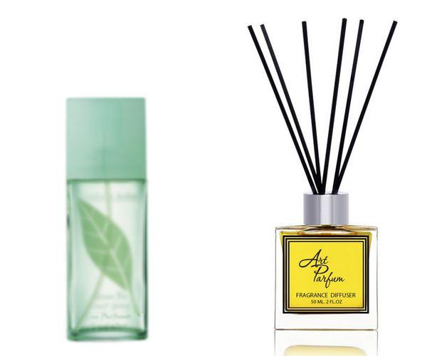 Ароматний дифузор для дому 50 мл, з відомим парфумерним ароматом Green Tea Elizabeth Arden / Грін Ті, фото 1