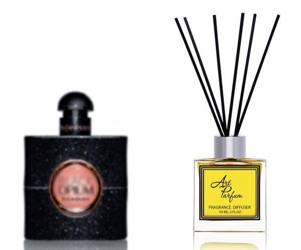 Ароматний дифузор для дому 50 мл, з відомим парфумерним ароматом Black Opium Yves Saint Laurent / Блек, фото 1