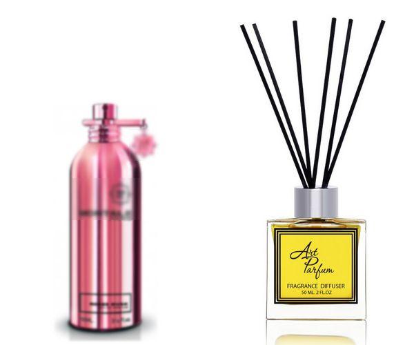 Ароматний дифузор для дому 50 мл, з відомим парфумерним ароматом Roses Musk Montale / Розес Маск Монталь, фото 1