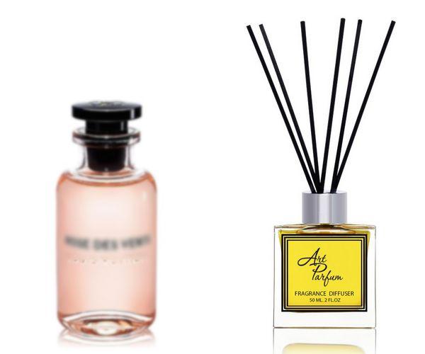 Ароматний дифузор для дому 50 мл, з відомим парфумерним ароматом Rose Des Vents Louis Vuitton/Рос, фото 1