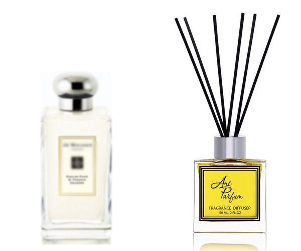 Ароматний дифузор для дому 50 мл, з відомим парфумерним ароматом English Pear and Fresia Jo Malone/Інгліш