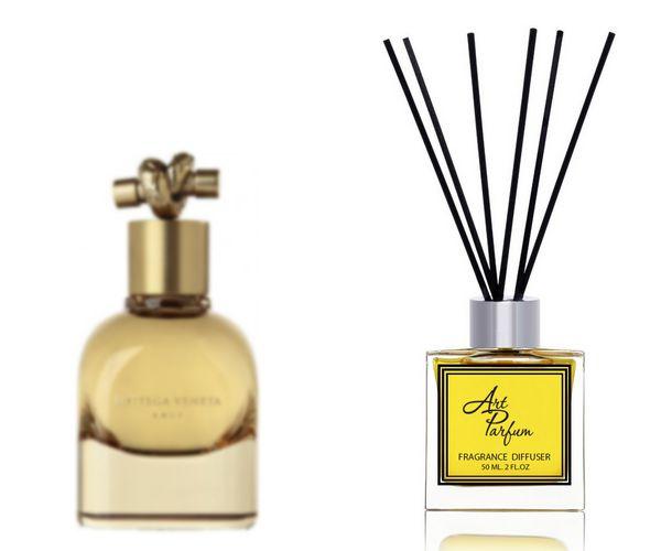 Ароматний дифузор для дому 50 мл, з відомим парфумерним ароматом Knot Bottega Veneta / Нот Ботега Венета, фото 1