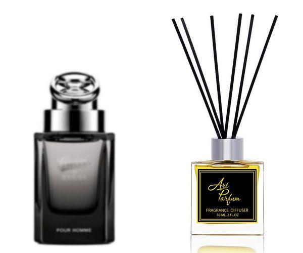 Ароматний дифузор для дому 50 мл, з відомим парфумерним ароматом Gucci by Gucci Pour Homme Gucci/Гуччі, фото 1