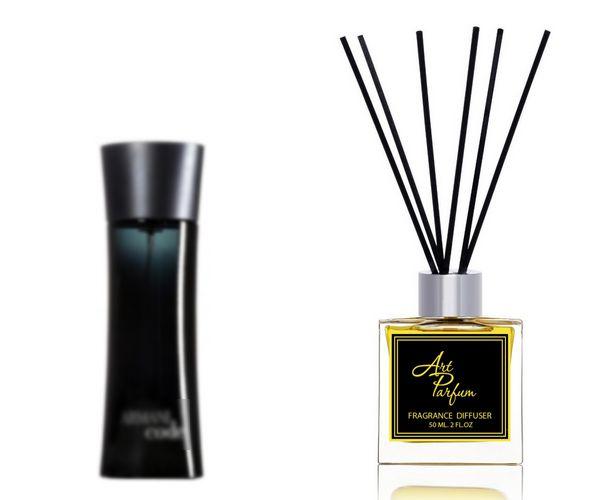Ароматний дифузор для дому 50 мл, з відомим парфумерним ароматом Armani Code Giorgio Armani/Армані Код, фото 1