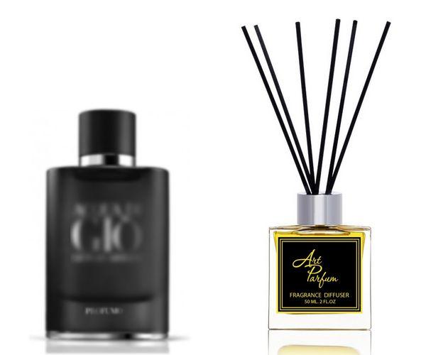 Ароматний дифузор для дому 50 мл, з відомим парфумерним ароматом Acqua di Gio Profumo Giorgio Armani/Аква, фото 1