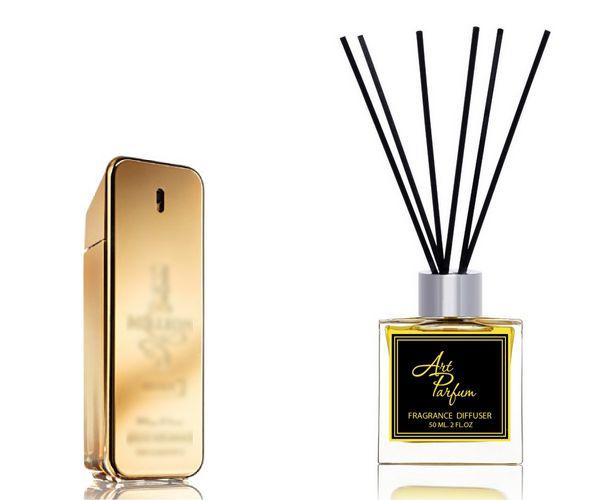 Ароматний дифузор для дому 50 мл, з відомим парфумерним ароматом 1 Million Intense Paco Rabanne / Ван, фото 1