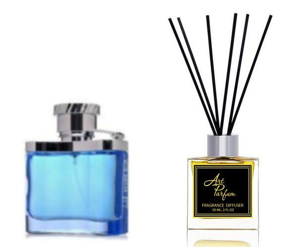 Ароматний дифузор для дому 50 мл, з відомим парфумерним ароматом Desire Blue Alfred Dunhill/Дізаєр Блю, фото 1