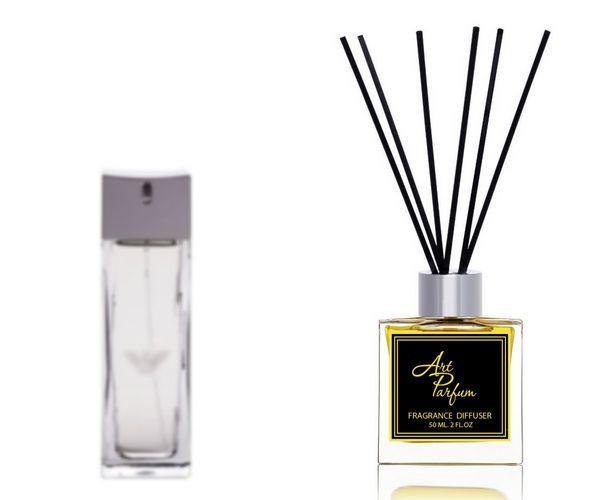 Ароматний дифузор для дому 50 мл, з відомим парфумерним ароматом Diamonds for Men Emporio Armani/ Даймондс, фото 1
