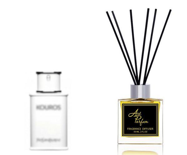 Ароматний дифузор для дому 50 мл, з відомим парфумерним ароматом Kouros Yves Saint Laurent / Курос Ів Сен, фото 1