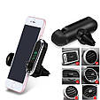 ФМ модулятор + тримач телефону (Bluetooth + AUX + microSD + Гучний зв'язок + Зарядний USB), фото 7