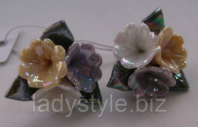 украшения серьги гвоздики пусеты купить серебро 