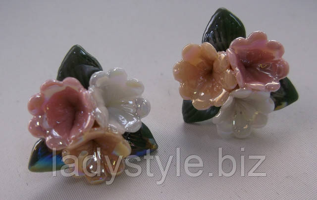 украшения серьги гвоздики пусеты купить серебро 