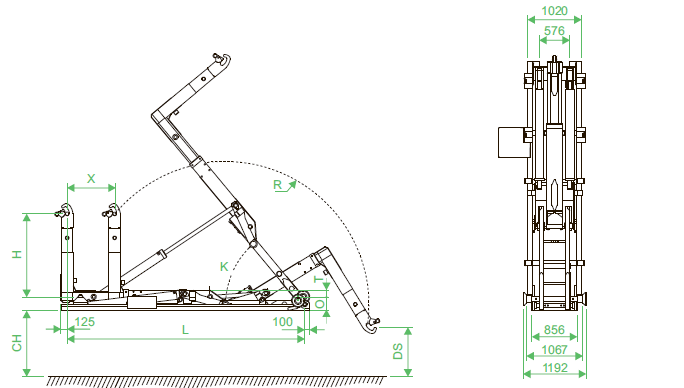 Крюковой погрузчик мультилифт HYVA LIFT 220 кН (-S) тип S - фото 2 - id-p1036295441