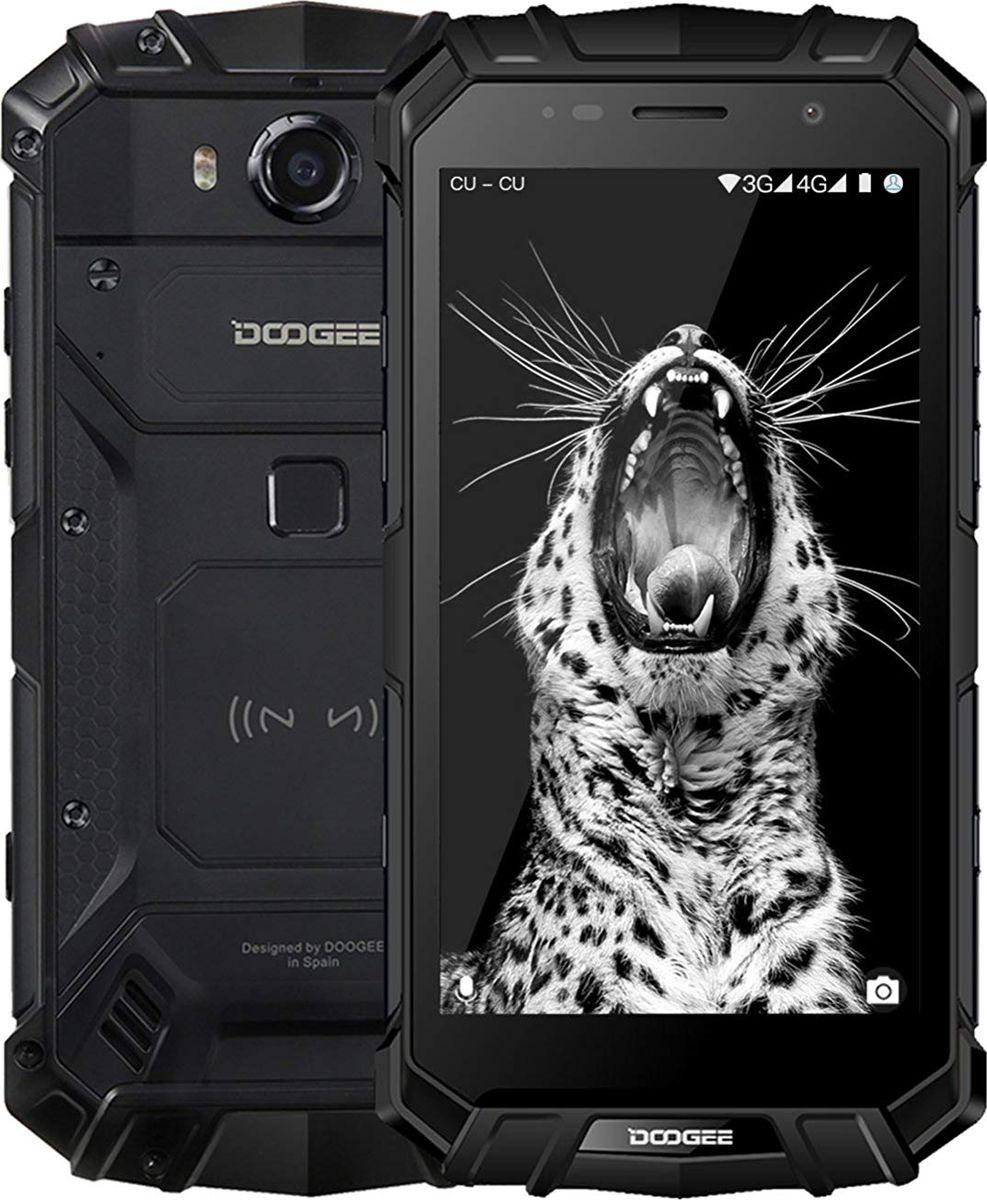 Захищений мобільний телефон DOOGEE S60 black 6+64GB (5580mAh)