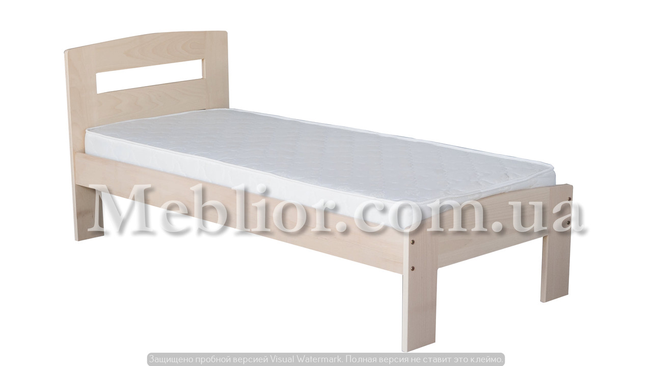 Ліжко "Ірис міні" без ящиків (масив бука) - фото 1 - id-p2191347954