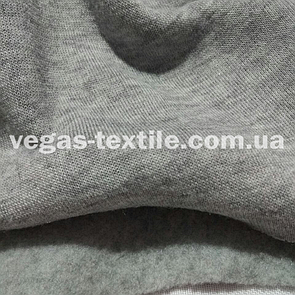 Тканина тринитка з начосом Сірий-меланж Китай