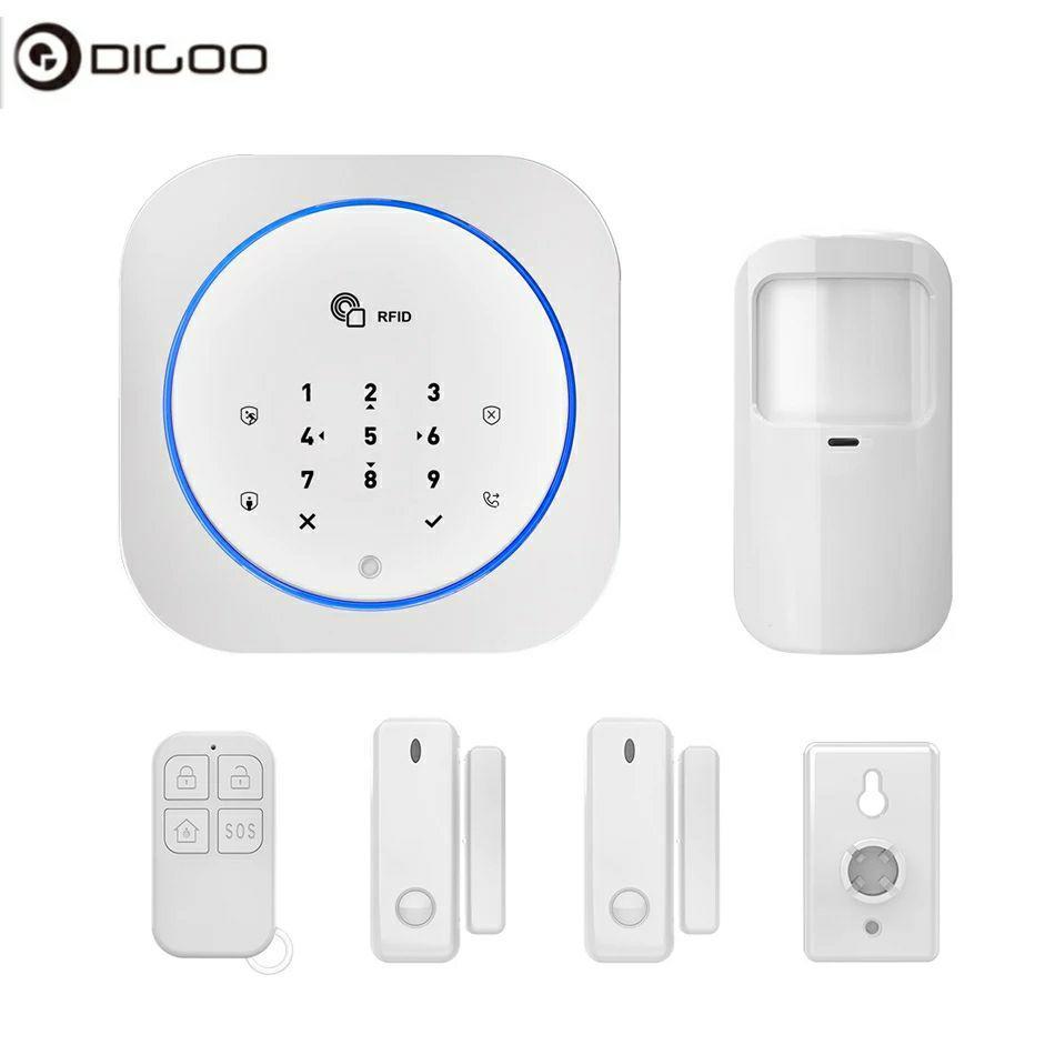 GSM розумна домашня охоронна сигналізація Digoo DG-MAS1. Комплект безпеки. Easy Home Alarm