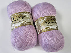 ANGORA GOLD 27 ліловий - 20% вовна, 80% акрил