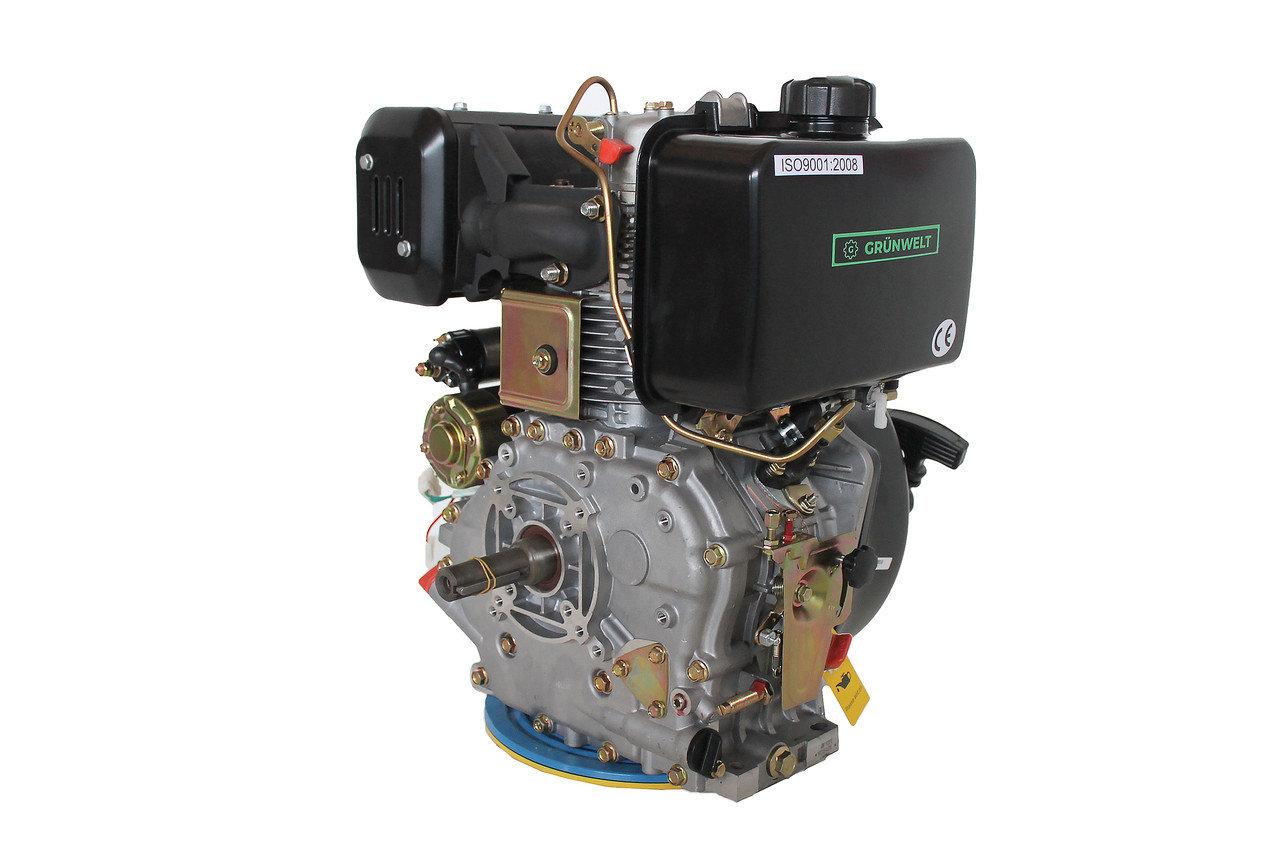 ДВІГАТЕЛЬНИЙ GRUNWELT GW192FE (14 Л.С., ШПОНКА), фото 1