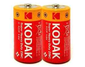 Батарейка KODAK R20 D (бочка) 24шт/уп (ціна за 2шт/пара)