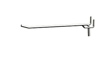 Гачок для стелажів одинарний, з цінником і без, фото 1