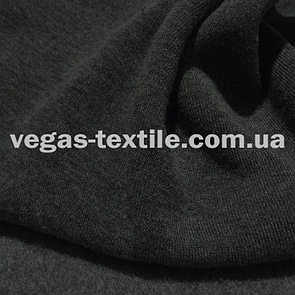 Тканина тринитка на флісі Графіт Китай