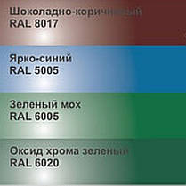 Профнастил ПК-45 (У глянсовому покритті PE 0,45 мм) Ral 8017 коричневий., фото 5