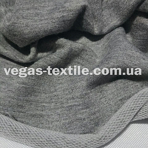 Тканина Двонитка Темний Меланж (футер)