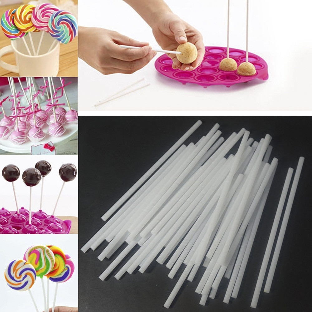 Палички для кейк-попсів, карамелі і льодяників 15 см (10 штук)