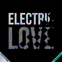 Термоаппликации на трикотаж Electro Love [Свой размер и материалы в ассортименте] Средний, 10