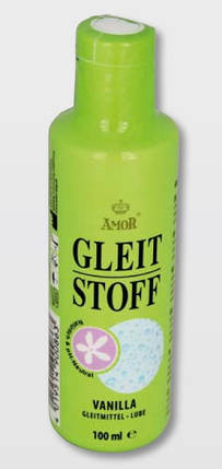 Лубрикант на водній основі з ароматом ванілі Amor Gleit Stoff Vanilla, 100 мл, фото 1