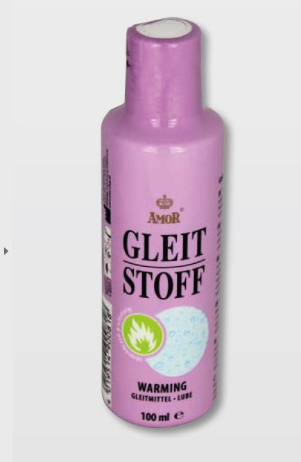 Лубрикант на водній основі з зігрівальним ефектом Amor Gleit Stoff Warming, 100 мл