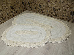 Набір килимків для ванної кімнати та туалету 60Х100. Бавовна (Туреччина)
