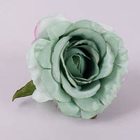 Головка розы "Шопен большая" лазурная Цветы искусственные