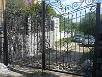 Ворота и ограждения прозрачные кованые