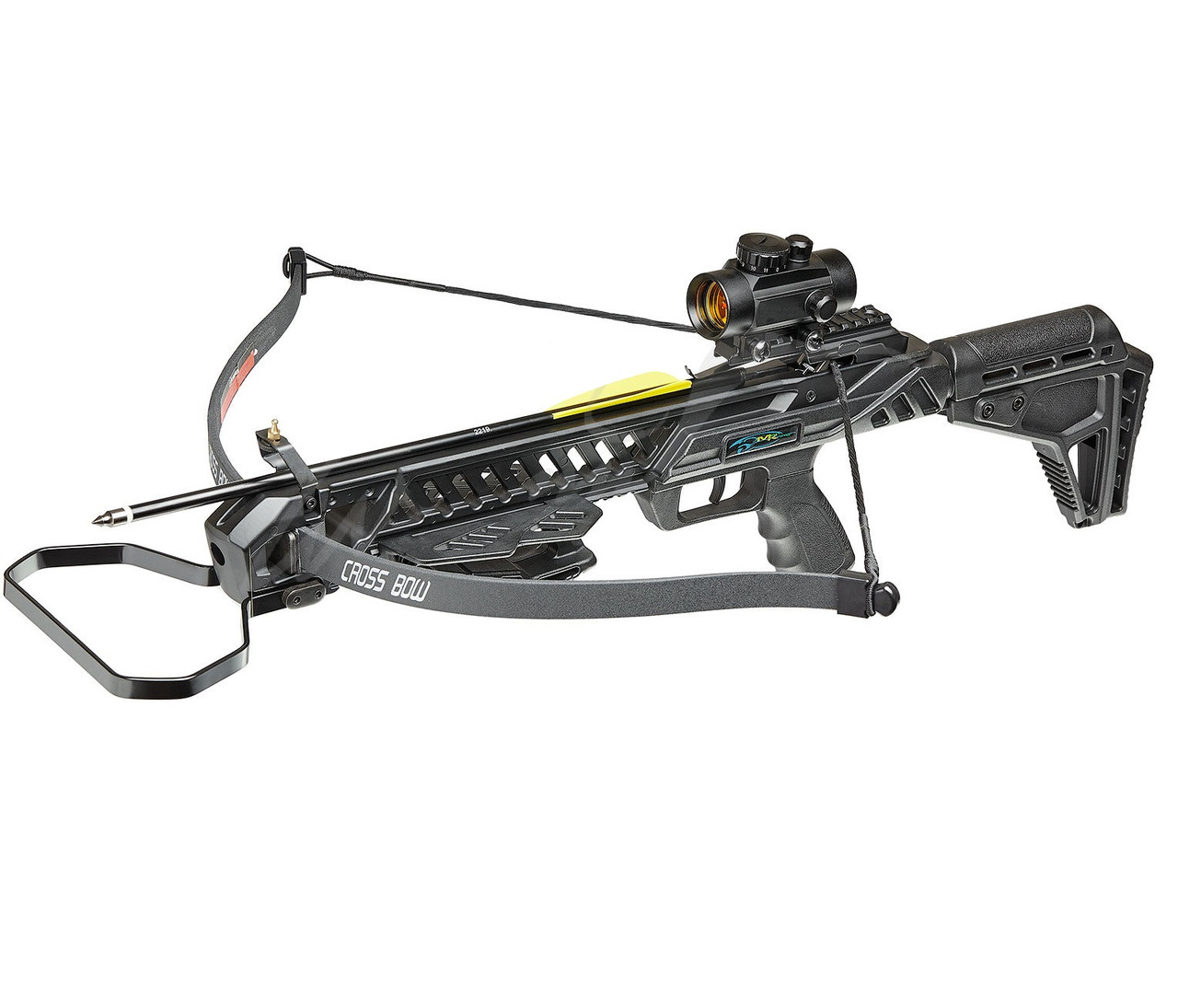 Арбалет Man Kung MK-XB27BK-KIT Рекурсивний, гвинтівкового типу, пластиковий приклад колір чорний, фото 1