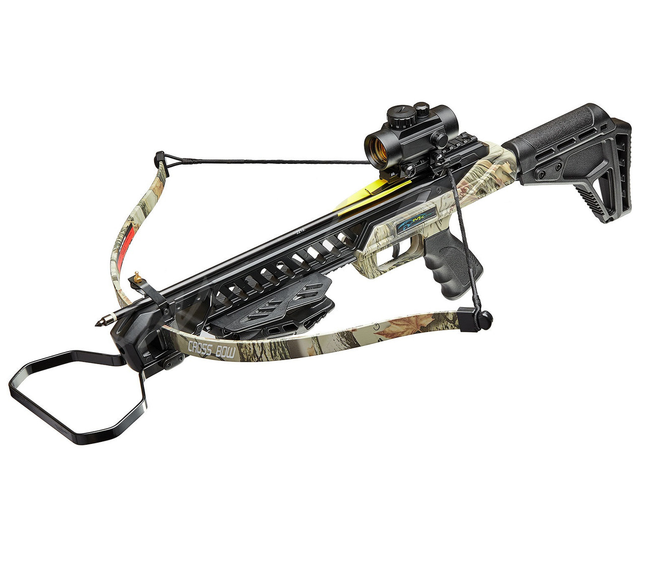 Арбалет Man Kung MK-XB27GODC-KIT Рекурсивний, гвинтівкового типу, пластиковий приклад колір camo, фото 1