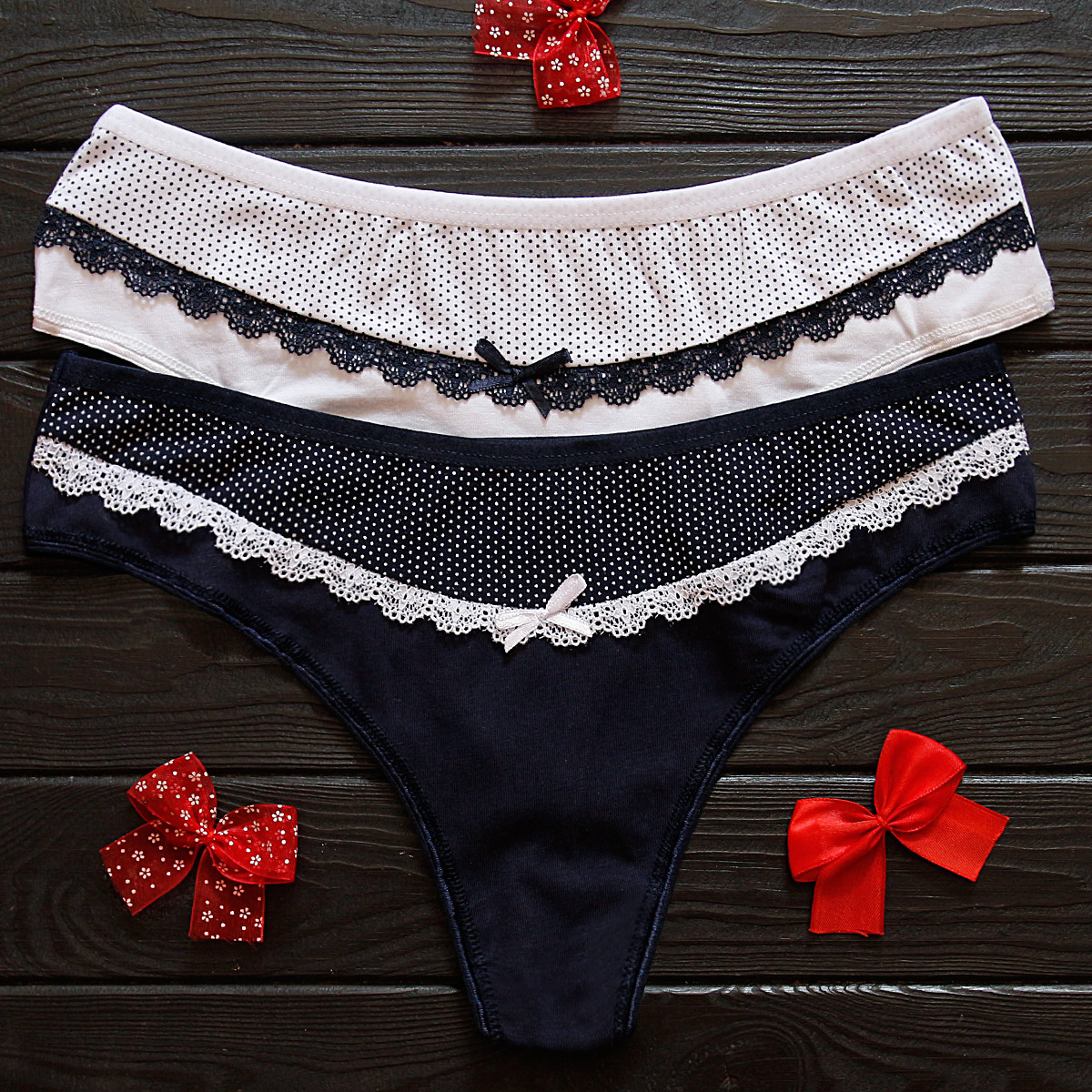 Труси жіночі стринги Nicoletta Туреччина батал 3XL | 5 шт.