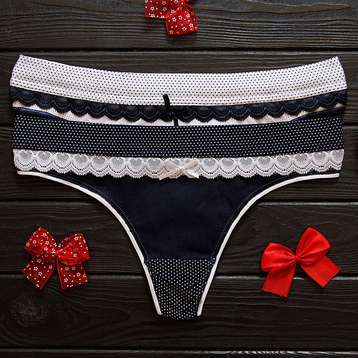 Труси жіночі стринги Nicoletta Туреччина XL | 5 шт.