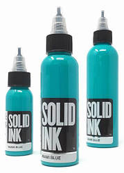 Тату фарбу SOLID INK Miami blue 0.5 унц (15 мл)