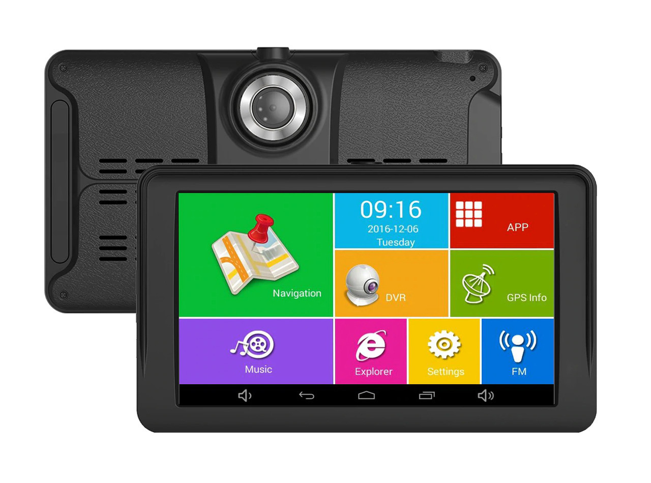 Навігація — відеореєстратор Terra M515, екран 7", CPU x 4, 1/16Gb Android, фото 1
