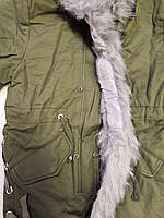 Куртки на хутрі для дівчаток гуртом, Glo-Story, 110-160 рр., арт. GSX-6782, фото 3