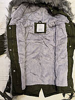 Куртки на хутрі для дівчаток гуртом, Glo-Story, 110-160 рр., арт. GSX-6782, фото 8
